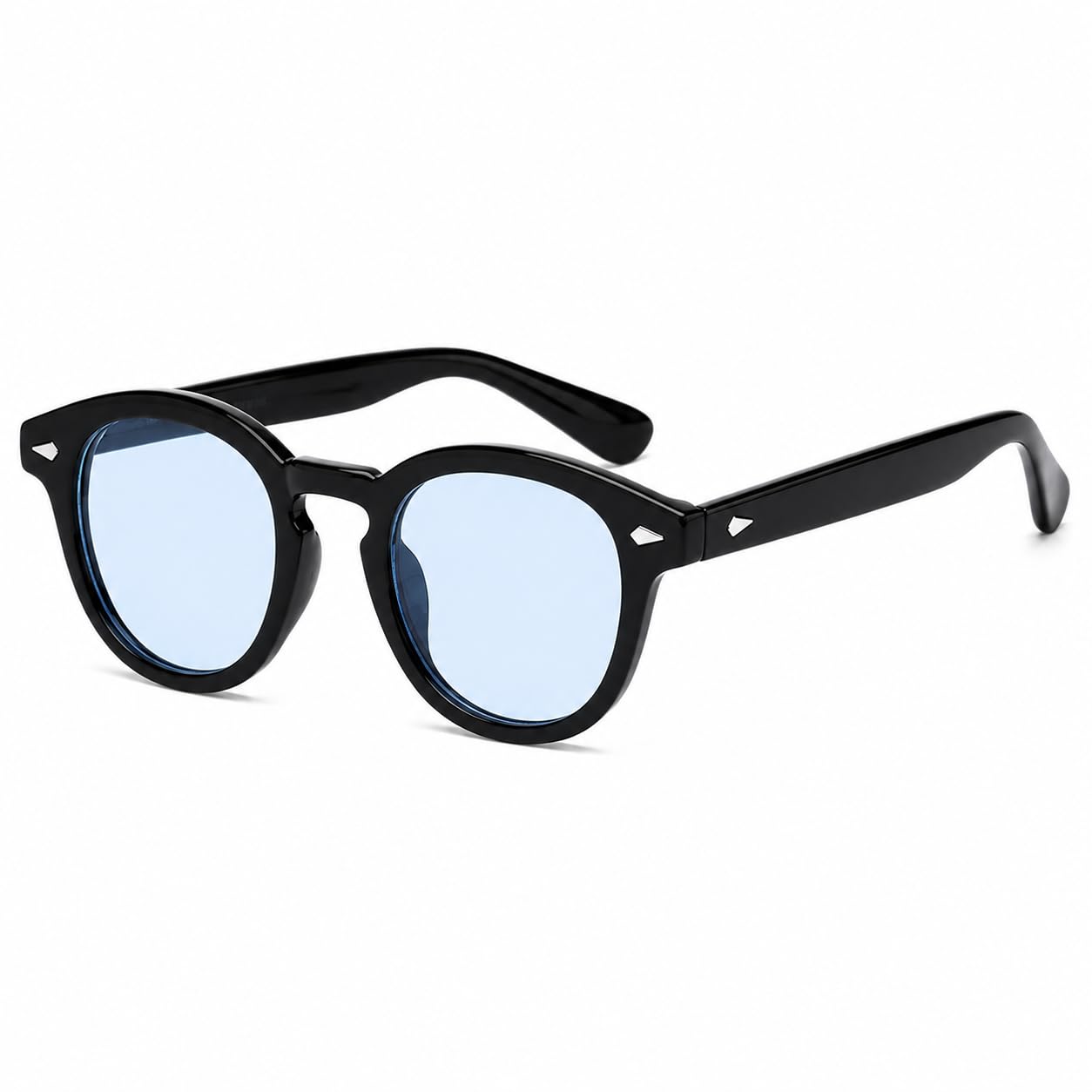Retro Oval Fashion Sunglasses for Men & Women, Ocean Tint UV400 Lens, Lightweight Full Rim Frame, Y2K Vintage Style Eyewear for Travel, Party, Beach & Daily Wear-image-12