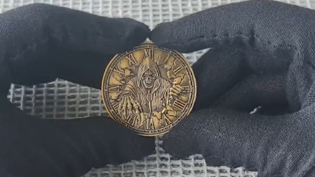 Amazon.com: Memento Mori Challenge Coin - Grim Reaper and