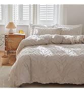 GETIYA Getuftet Bettwäsche 220x240 Herren Damen Bettwäsche Beige Aesthetic Zweig Muster Bettwäsch...