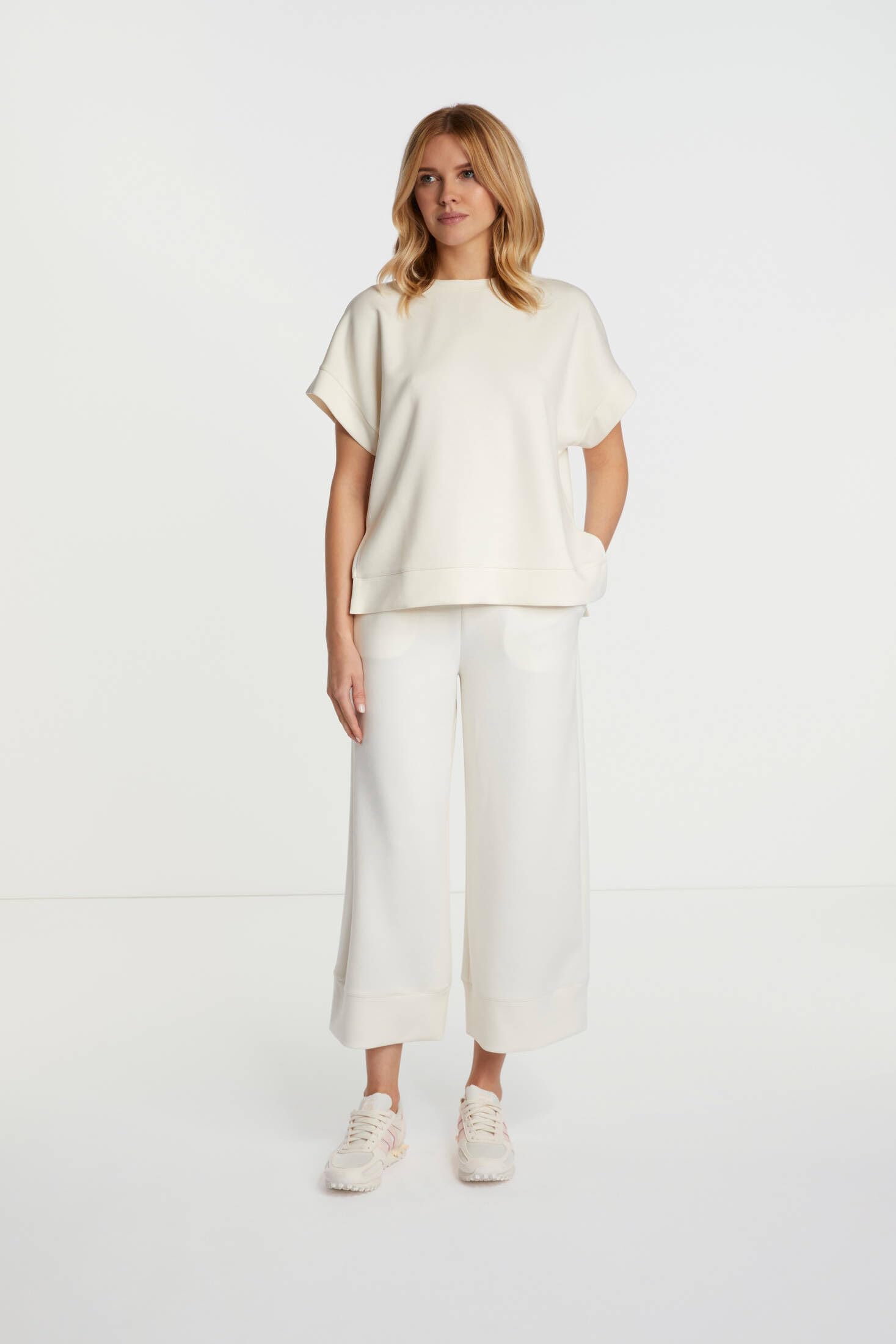 Rich & Royal Damen Culotte offwhite (20), M