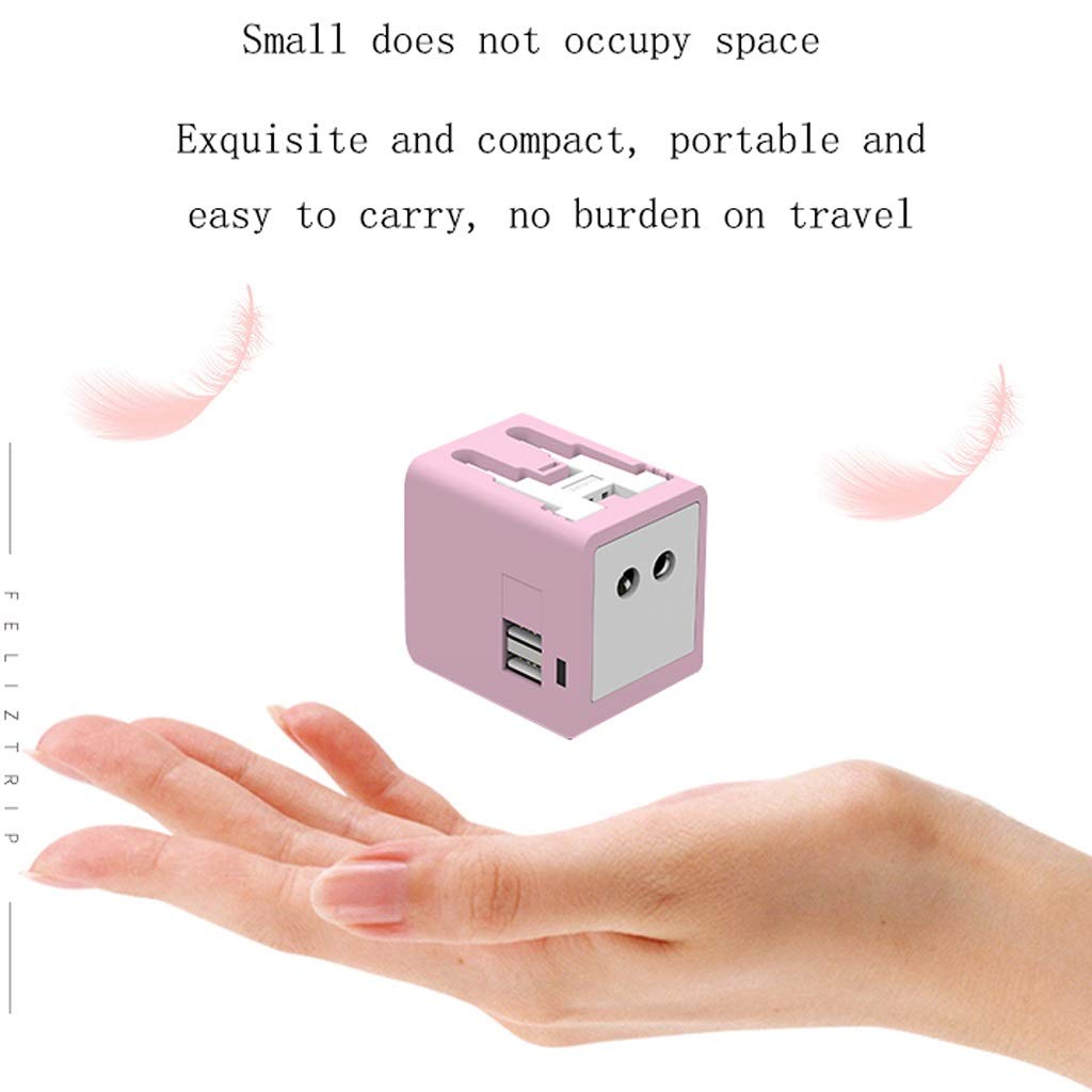 Gniazdo międzynarodowe przetwornice Uniwersalny zasilacz, Uniwersalny adapter podróży, Międzynarodowy zasilacz z Dual Usb Bardzo nadaje się do podróży adapter wtyczki zasilania