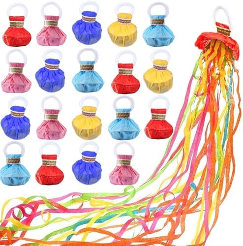 Amazon.com: 12 Bags of Hand Thrown Ribbons, Confetti Bullets, Easy to ...