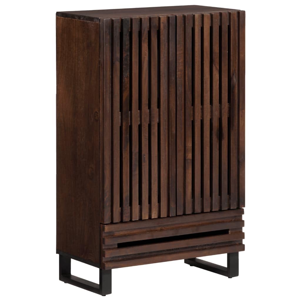vidaXL Aparador marrón 60x34x100 cm madera de mango macizo