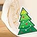 WeiLaiKeQi Print Dishcloth Cotton Dishwashing Cloth Cleaning Sponge Christmas Dishcloth for Kitchen, Christmas Tree