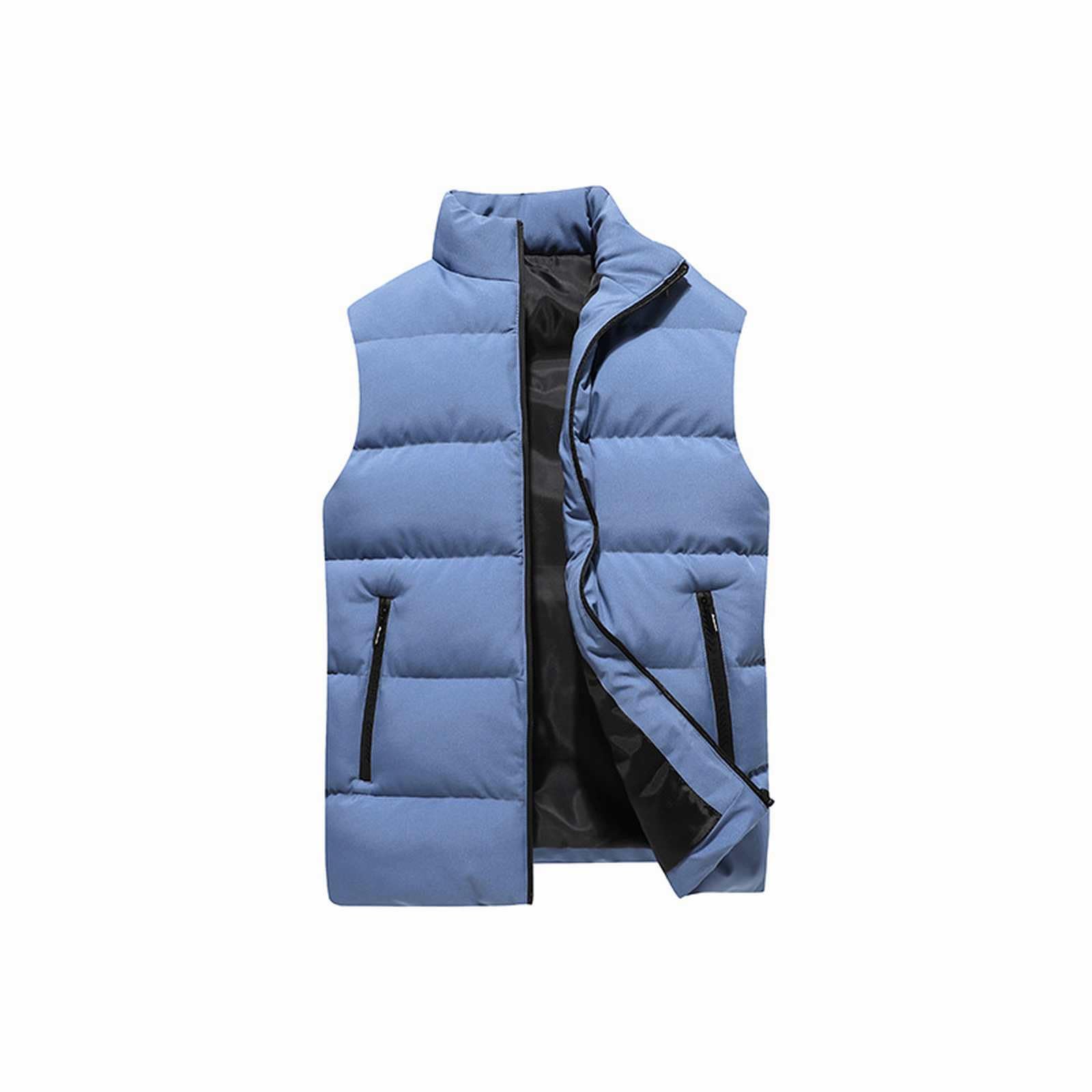 Genericmens Lightweight Puffer Vest Outerwear Vest For Men Winter
