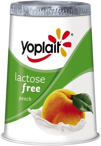 YOPLAIT YOGURT LACTOSE FREE PEACH 6 OZ PACK OF 8