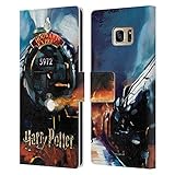 Sistema de cierre magnético Head Case Designs Oficial Harry Potter Expreso de Hogwarts Prisoner of Azkaban II Carcasa de Cuero Tipo Libro Compatible con Samsung Galaxy S7 Edge