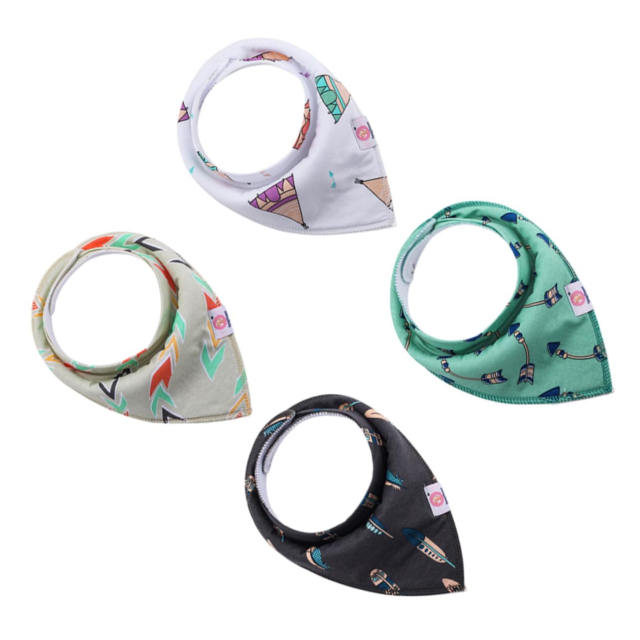 Toyvian 8 Pezzi Bavaglini Per Neonati Bavaglini Per Bambini Per La Saliva Bavaglino In Cotone Per Bambini Asciugamano Per La Saliva Del Bambino Bavaglino Per