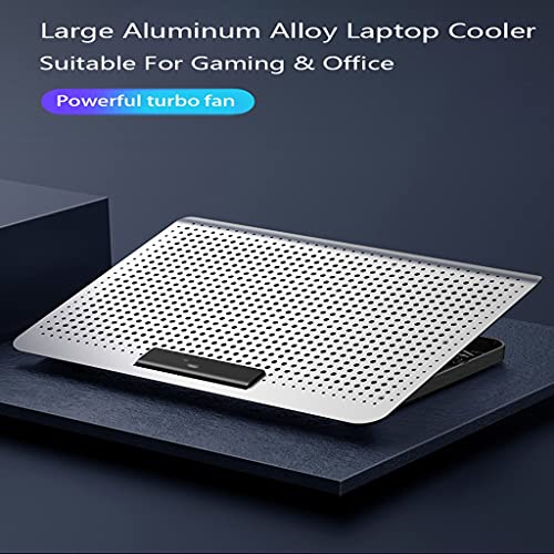 Base para portátil con ventilador silencioso y soporte ajustable miniatura 7