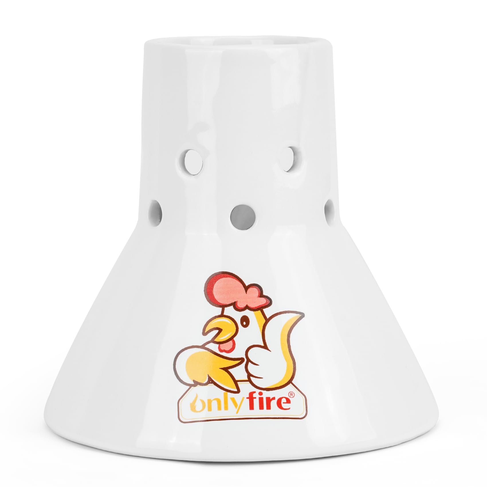 onlyfire Support de canette de bière en céramique pour barbecue four fumoir