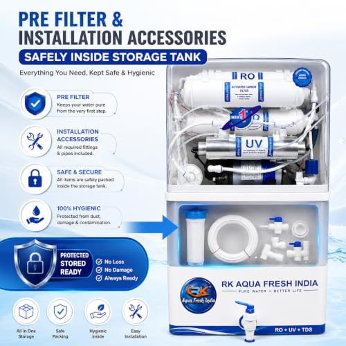 Image of Aqua RO Water Purifier RO+UV+TDS Advance Technology Electric Water Purifier With 100Gpd Motor & Membrane for Home-(RO+UV+UF+TDS Adjuster) for Home and Office, 12 Litre Storage, 2200 TDS(Made in India)