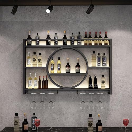 Étagères flottantes pour unité de bar pour optimiser les petits espaces muraux