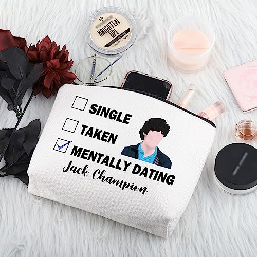 PYOUL Jack C Inspired Gift Mentally Dating Jack C Makeup Bag Jack C Fan Cosmetic Bag (Dating Jack C B), Dating Jack Cham-pion B - Image 4
