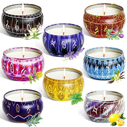 McNory 8 Pack Regalo de Velas Perfumadas,Velas Aromaticas,Cera de Soja...