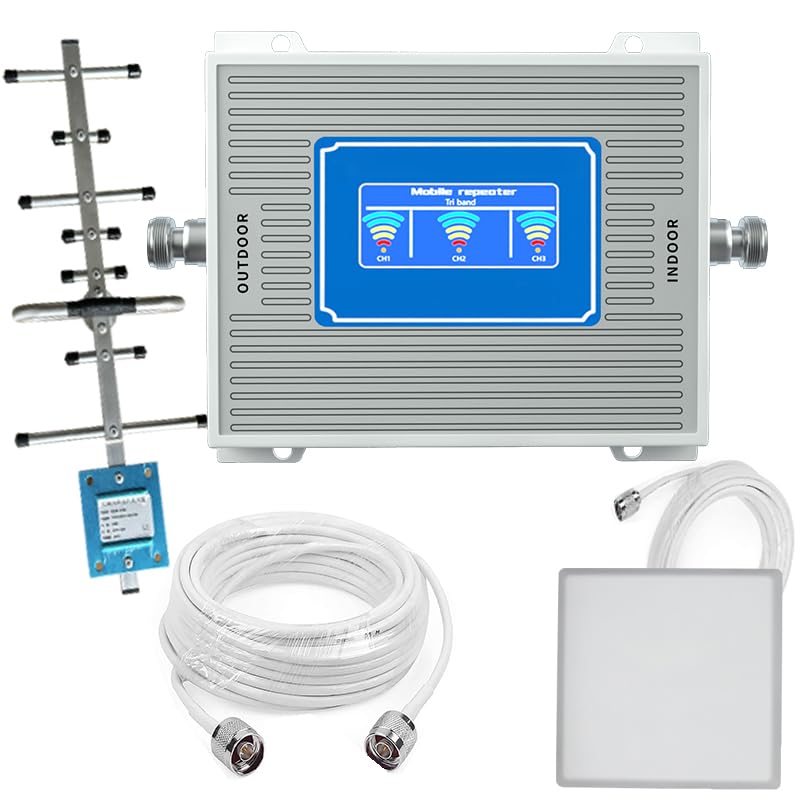 4G 3G 2G GSM LTE WCDMA amplificatore del segnale 900 1800 2100 MHZ, Ripetitore GSM-900MHz WCDMA-2100MHZ LTE-1800MHz,BANDA 8/3/1