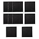 10 Stück Aktivkohlefilter Katzenstreukästen, Katzenklo Kohlefilter Katzentoilettebehälter Ersatzfilte 13 cm x 13 cm rauchabzug Praktisch zum Löten von Rauchabsorber-Rauchabzug Gute Qualität