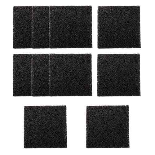 10 Stück Aktivkohlefilter Katzenstreukästen Katzenklo Kohlefilter Katzentoilettebehälter Ersatzfilte 13 cm x 13 cm rauchabzug Praktisch zum Löten von Rauchabsorber-Rauchabzug Gute Qualität
