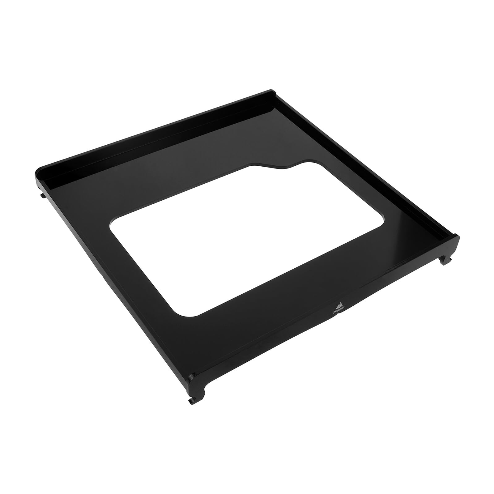 VICASKY Base Isolante per Giradischi in Vinile Nero Piedini in Metallo, Supporto Antivibrazioni Compatto per Piattaforma Audio, per Amplificatori e Lettori Cd, Miglioramento Qualità