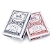 LotFancy Playing Cards, 2 Pack, Decks of Cards, Poker Size Standard Index, for Blackjack, Euchre, Canasta Card Game, Casino Grade Poker Cards, Blue and Red
