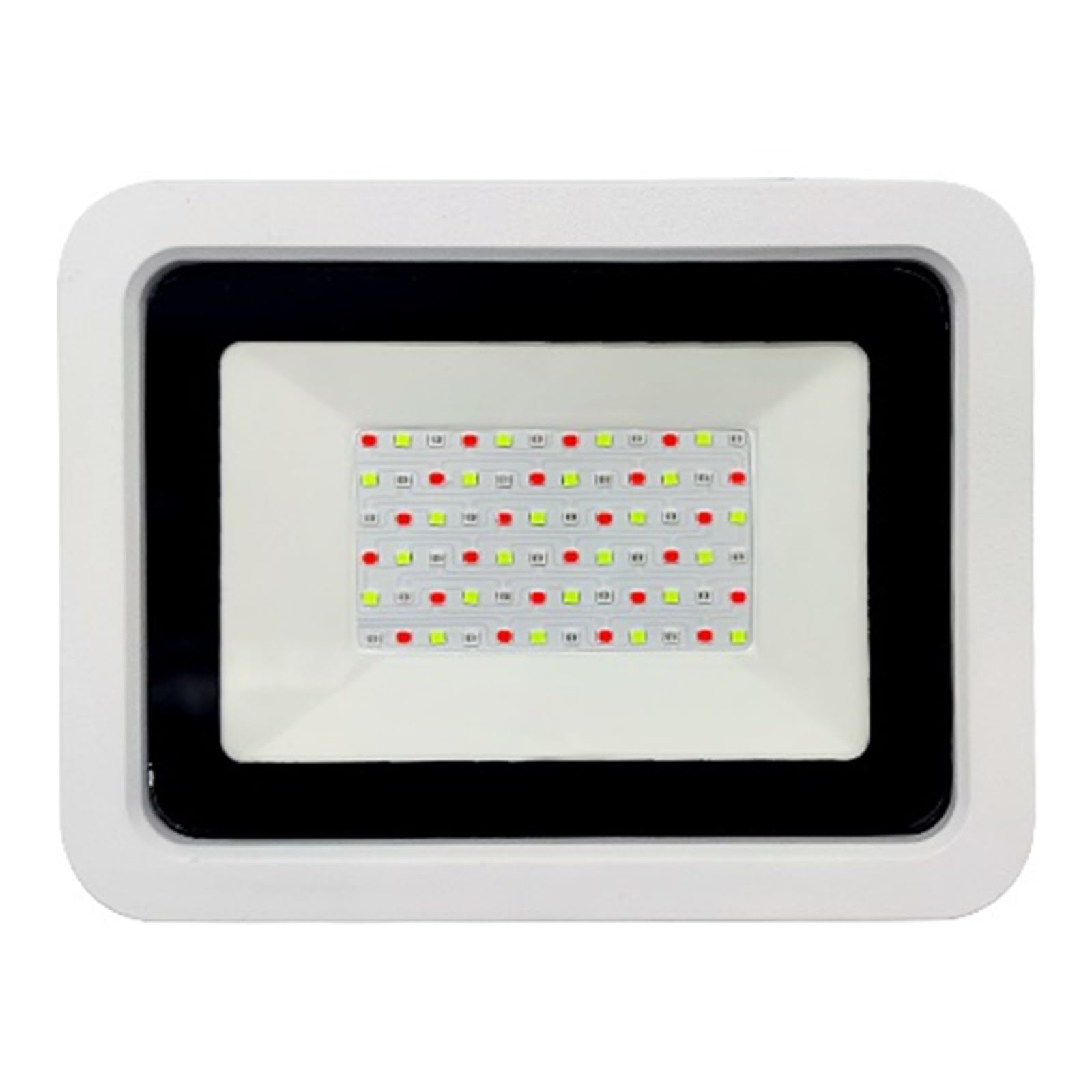 RGB LED Flutlicht 50W/100W RGB Flutlicht Bluetooth APP Outdoor Smart Flutlicht Scheinwerfer IP68 LED wall Washer Licht(White Shell,100W)