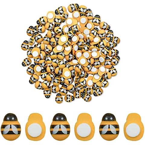 100 Pieces Tiny Bees Craft Decoration Cover