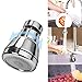 Kitchen Sink Faucet Aerator,Solid Copper High Pressure Kitchen Tap Head,360 Degree Big Angle Swivel Faucet Extender,Large Flow Sink Sprayer Attachment,Anti-Splash Water-saving Faucet Nozzle,No leaking