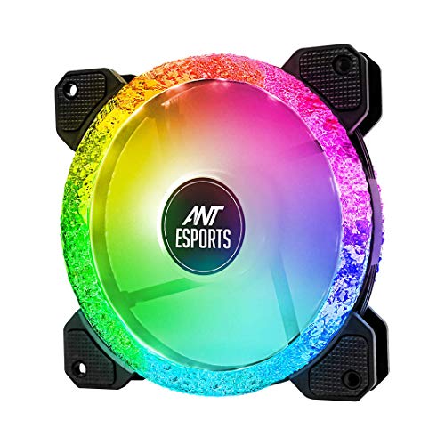 Image of Ant Esports Royaleflow 120 Auto RGB 120mm 1200 RPM Cooler Case Fan with Crystallized LED Ring Design