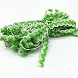 Ruban artisanal 5 mètres de la courbe de couleur double couleur de la courbe ondulée en dentelle ondulée à la main DIY Coin de couture Costume de mariage Costue de mariage Décorations d'oreiller Embal