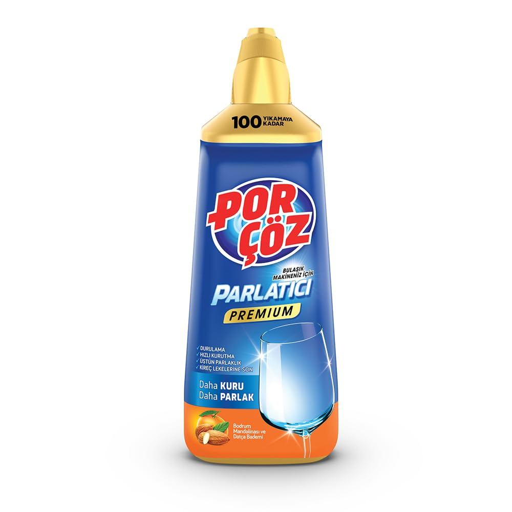 Porçöz Bulaşık Makinesi Parlatıcısı (Bodrum Mandalinası - Datça Bademi) 500 Ml