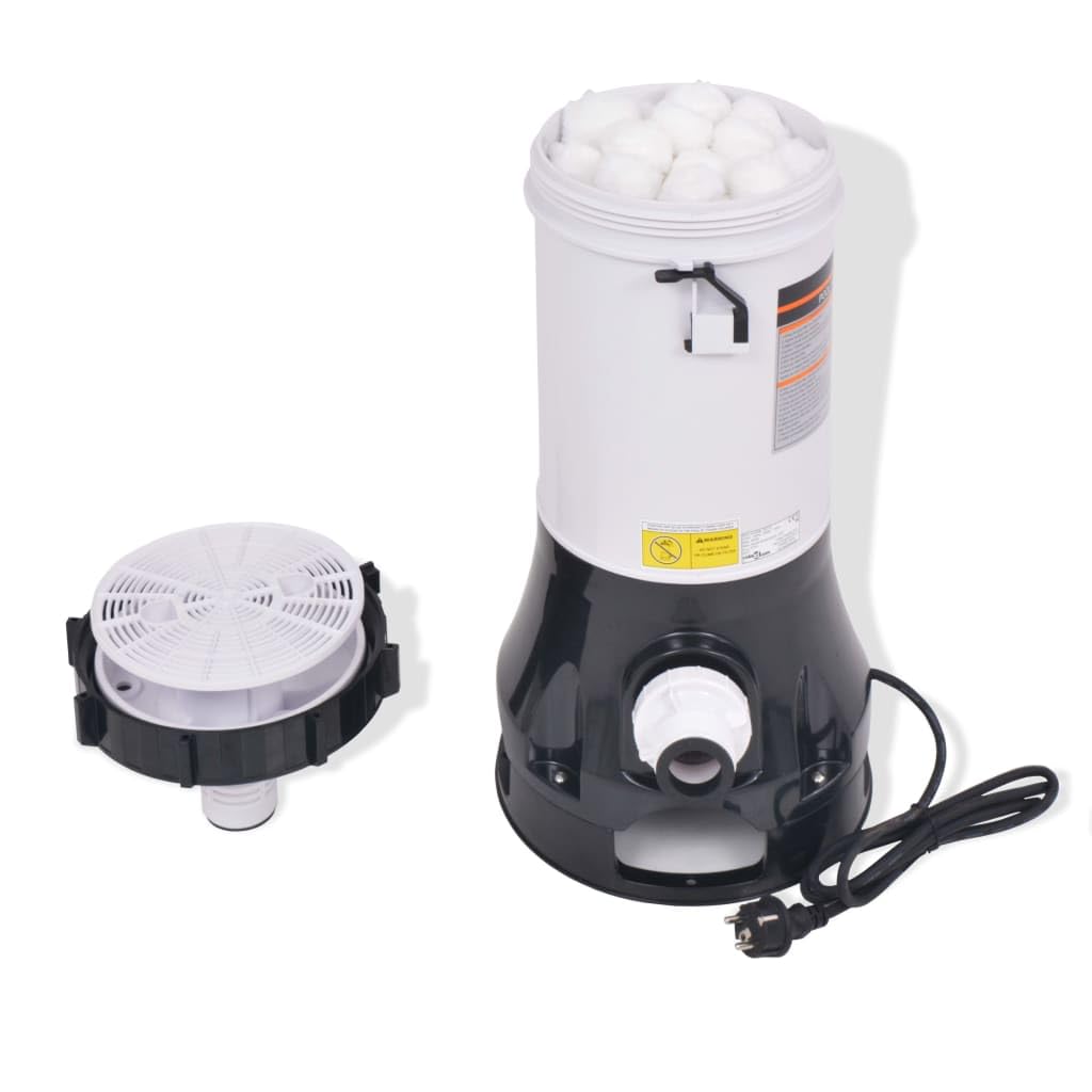 Pompe filtrante de piscine 185 W 4,4 m³/h avec balles filtrantes de 550 g - Alternative efficace pour piscines