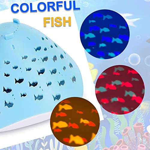 Fish Floating Pool Lights - Waterproof Color Pool Lights | Waterproof Light Bulb with Multiple Color