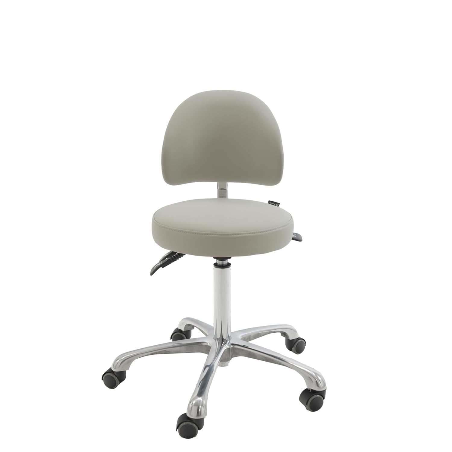 SKINACT Gold Series Esthetician/Medical/Dental Office Stool (Taupe)