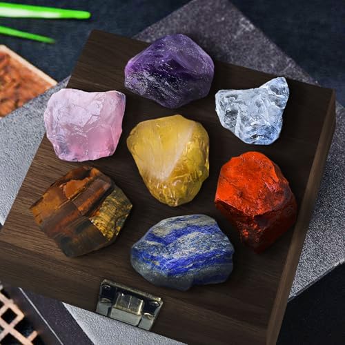 Raw Crystals,Premium Healing Crystals Gift,Healing Stones Wo