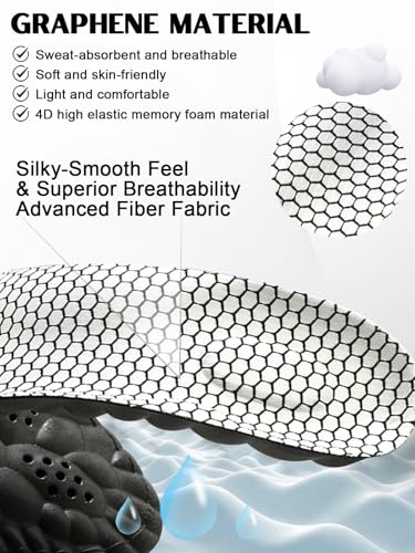 Plantillas 4D Cloud para Mujer y Niños Gris Grafeno Talla 8.5 miniatura 3