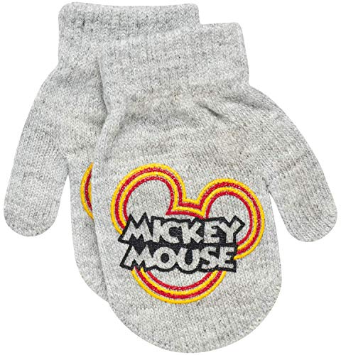 Image of Disney Little Boys Mickey Mouse Hat and 2 Pair Gloves or Mittens Cold Weather Accessory Set, Ages 2-7