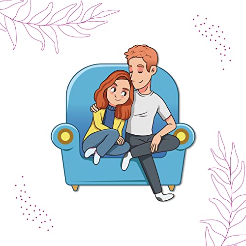 Image of Bhai Please Let's Chill Couple Theme Wooden Fridge Magnet - Couple Gift