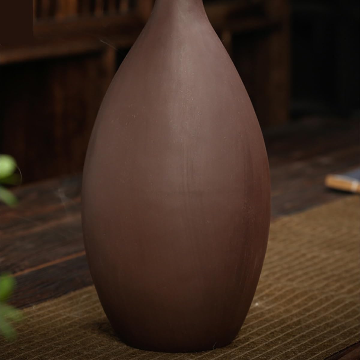 Fuentes de Incienso,Yoga Quemador De Incienso De Reflujo De Arcilla Púrpura, Decoración Creativa del Hogar De Madera De Agar Y Sándalo Zen