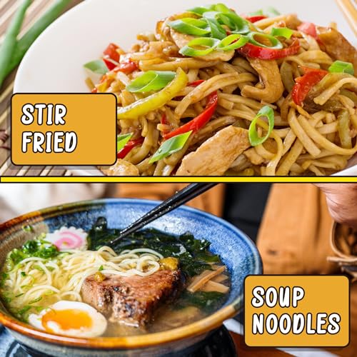 Keto Naturals Low Carb Noodles Keto Ramen Noodles (6 Packs) 3G Net Carb + 15G Protein In One Healthy Ramen Noodle. Low Sodium Ramen Noodles Are High Protein Noodles. Suitable For Keto Pasta Use In Sauce Or Soup Or Stir Fry Low Carb Pasta. More Al-Dente Than Konjac & Shirataki Noodles thumb #3