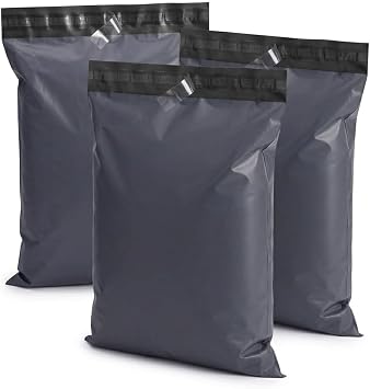 Switory Parcel Bags Mailing 10X14 Inch Postal Bags Self Seal,Waterproof, Shipping Mailers Mailing Bag for Clothes Envelopes Postage Bag for Packaging, 25Pcs Grey