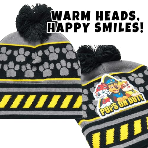 Image of Nickelodeon Paw Patrol Boys Winter Hat and Mitten or Glove Set (Age 2-7)