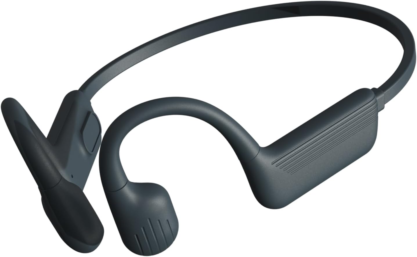 Wireless Open-Ear Bone Conduction Headphones – IPX8 Waterproof for Swimming, High-Fidelity Sound, Lightweight, Bluetooth, 32GB MP3 Player, Ideal for Sports, with Mic, Grey