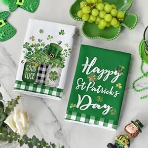 Artoidmodebuffaloplaidshamrockhatstpatricksdaykitchentowelsdishtowels18x26inchfarmhousespringdecorationhandtowelssetof2 Urban Country Home Decor Artoid mode buffalo plaid shamrock hat st patricks day kitchen towels dish towels 18×26 inch farmhouse spring decoration hand towels set of 2 urban country home decor