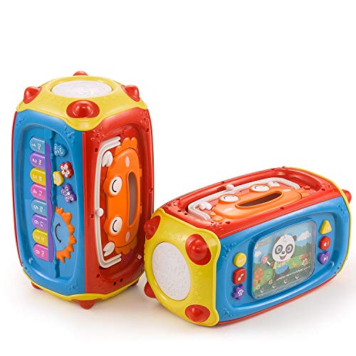 Baby Musical Toy, NextX 8 In1 Toddler Activity Box for 6 To 12 Months Infant Learning Toy, With Microphone