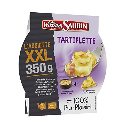 WILLIAM SAURIN - Assiette Micro-Ondable Xxl Tartiflette 350G - Lot De 4 - livraison offerte