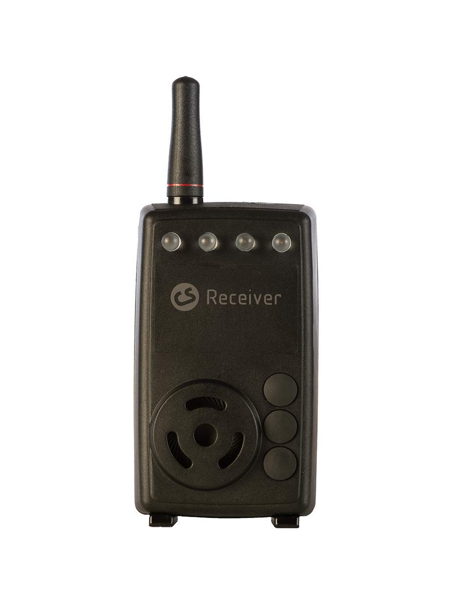 Age One - Set di 2 segnalatori di abboccata wireless 2 + 1, impermeabile, allarme di morso