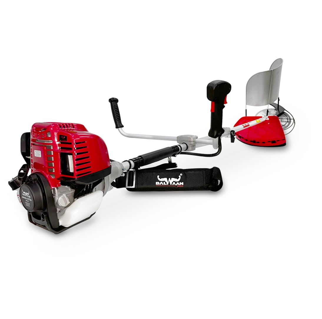 BALWAAN Krishi Pro BX-35 Brush Cutter 35cc 4 Stroke Petrol Engine | Side Pack Grass & Crop Cutter Heavy Duty Machine | 80 Teeth, 3 Teeth & Tap n Go Blades for Garden and Lawn Cutting (B0DDCN3YX6) Amazon Price History, Amazon Price Tracker