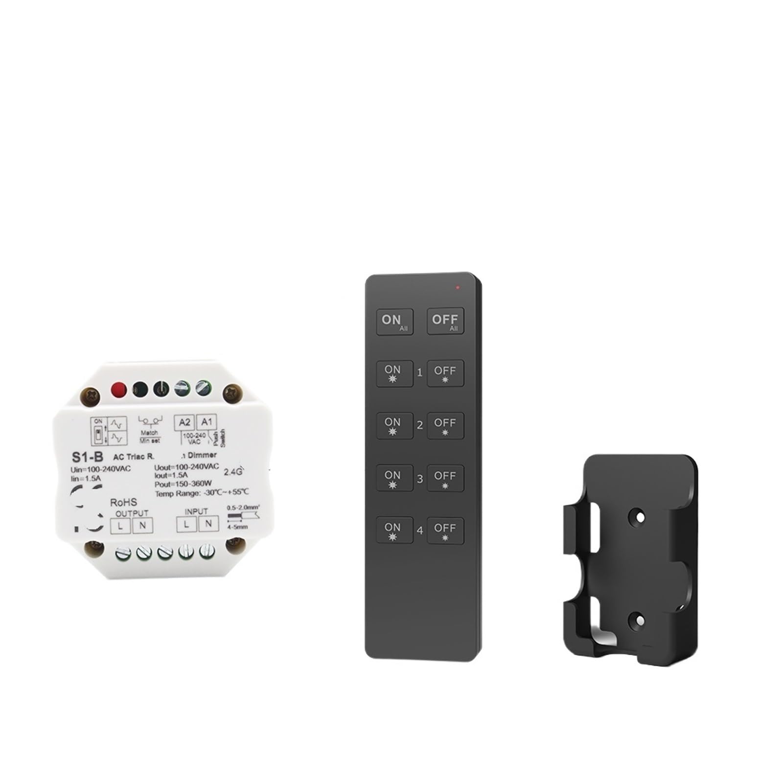 Variateur LED 220V Triac S1-B pour ajuster l'intensité sans fil