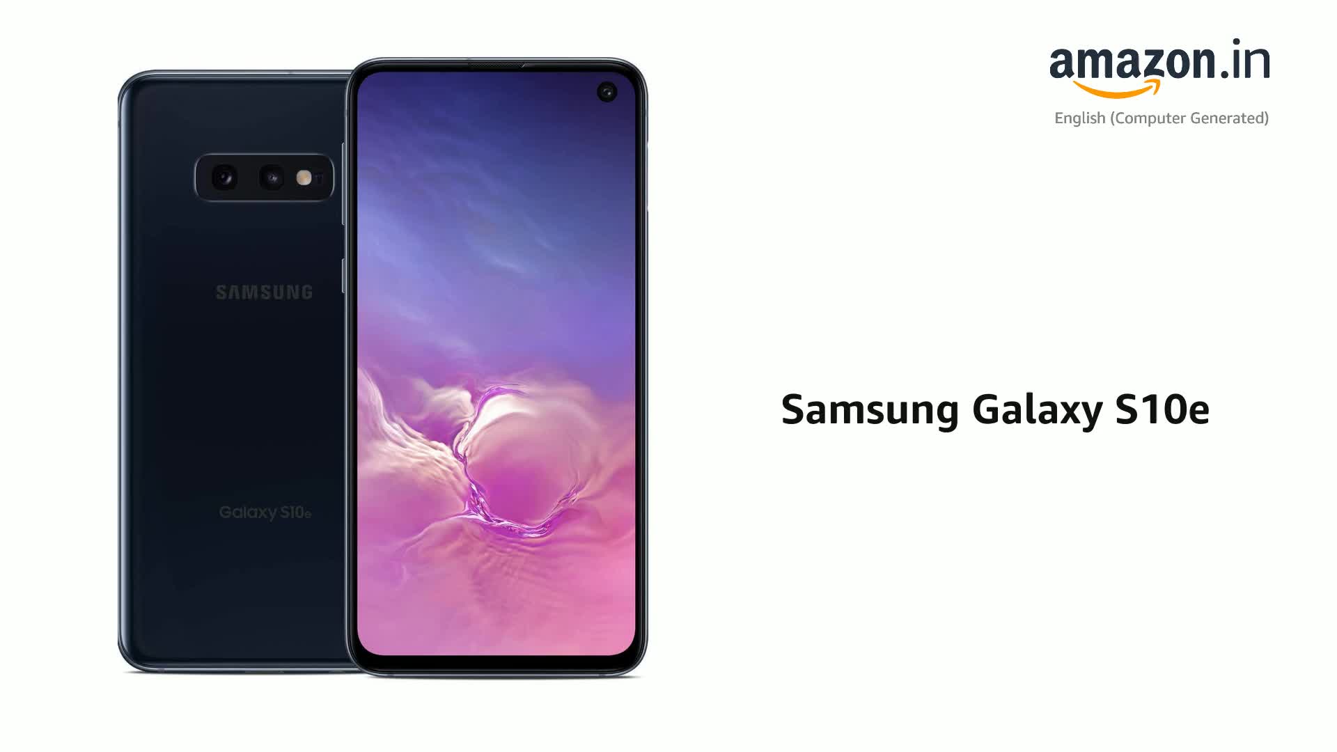 Refurbished) Samsung Galaxy S10e (Black, 6GB RAM, 128GB Storage
