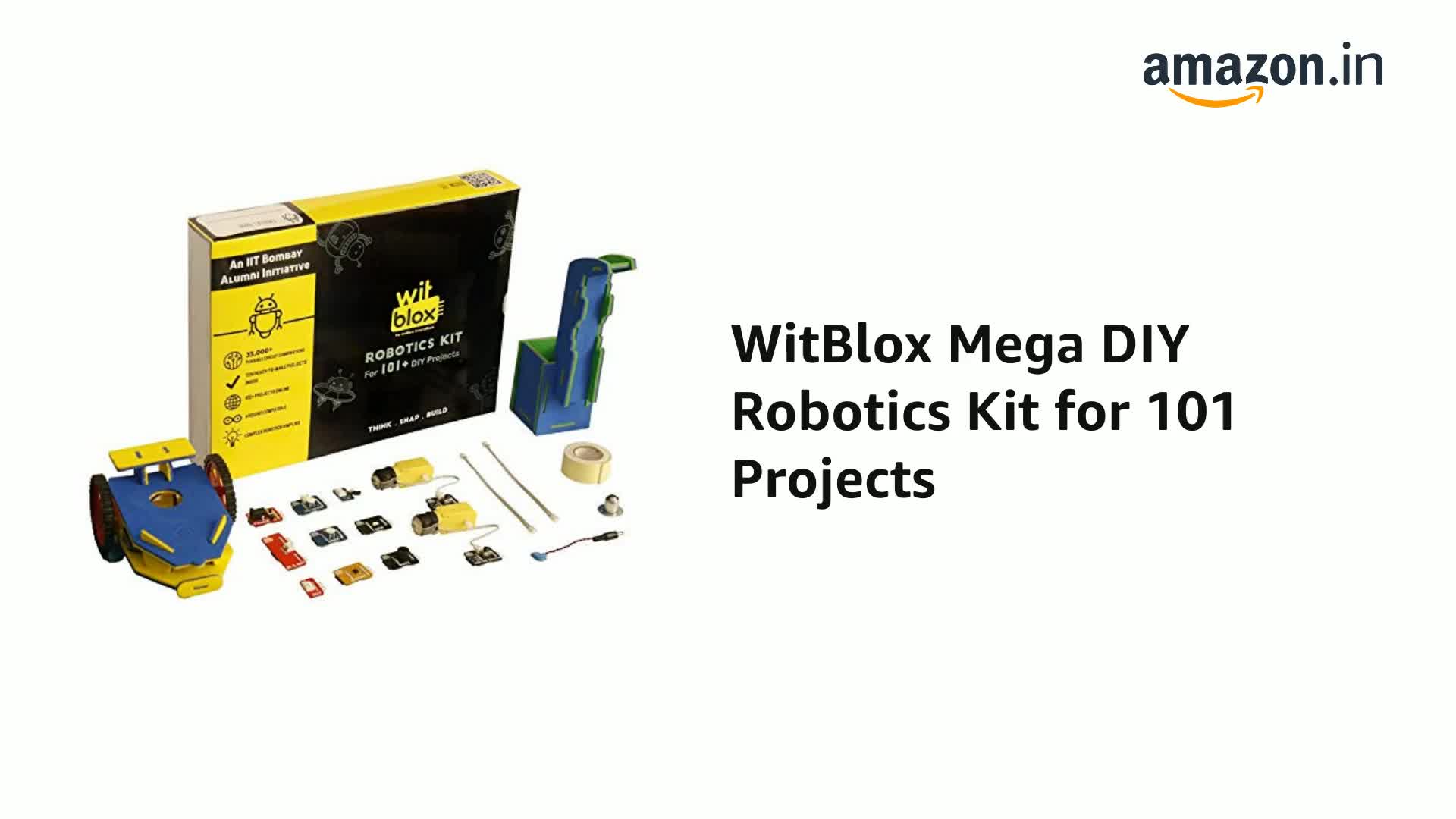 witblox mega diy robotics kit for 101 projects