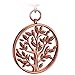 FABACH Lebensbaum Schlüsselanhänger Spring - Baum des Lebens Anhänger als Glücksbringer für den Schlüsselbund - Tree of Life Schlüsselanhänger in glänzendem Rosegold